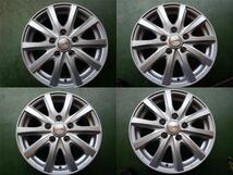 【中古ホイール新品冬セット】社外アルミ 15x6J+53 5H114.3 + BLIZZAK VRX2 195/65R15 ノア ヴォクシー ステップワゴン アクセラ など_画像2