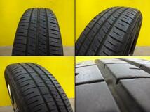 キューブ フィット ダンロップ エナセーブ EC204 175/65R14 中古アルミホイール 5.5J +48 4H100 中古夏用セット GE6 GE8 GP1 GP4 BNZ11 埼_画像9