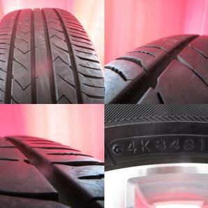 送料無料 限定1台! ダイハツ クー純正 15 6.0 +40 4H100 + トーヨー SD-7 185/55R15 19年製造 中古 4本セット アトレー7 クー 等にの画像5