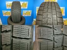 送料無料 中古 ダンロップ ウィンターマックス WM01 215/55R17 94Q 4本 エスティマ クラウン カムリ オデッセイ ヴェゼル エスクード_画像3