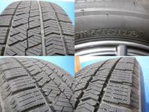 【中古スタッドレス4本】アルミ 15x6J+52 5H114.3 + ブリヂストン BLIZZAK VRX2 195/65R15 ノア ヴォクシー エスクァイア アクセラ 等_画像8