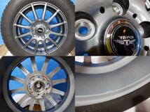 【中古スタッドレス4本】アルミ 15x6J+52 5H114.3 + ブリヂストン BLIZZAK VRX2 195/65R15 ノア ヴォクシー エスクァイア アクセラ 等_画像3