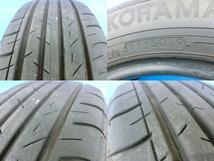 格安 4本 セット 175/65R15 中古 サマータイヤ 国産 ヨコハマ ブルーアースGT AE51 アクア ヴィッツ フィット ポルテ スイフト 岡崎_画像4