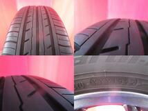 送料無料 限定1台! ESTROSA 15 5.5 +45 4H100 + ヨコハマ ES32 175/65R15 22年製造 中古 4本セット アクア カローラフィールダー 等_画像7