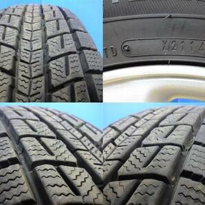 希少 ミツビシ パジェロミニ 純正 中古 15インチ 5J +48 5H114.3 ダンロップ 175/80R15 スタッドレス 三菱 車検 パジェロ エンケイの画像9