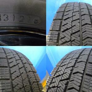 スタッドレス【中古】BS プレオ 14インチ BS ブリザックVRX2 155/65R14 タイヤホイール4本セット 静岡裾野の画像8