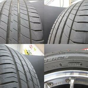 希少 絶版 美品 BBS RS-N RS1000 8.5J-20 +30 114.3 5H DS-SLD ダンロップ ルマン5 245/40R20 中古 タイヤ ホイール セット ヴェルファイの画像6