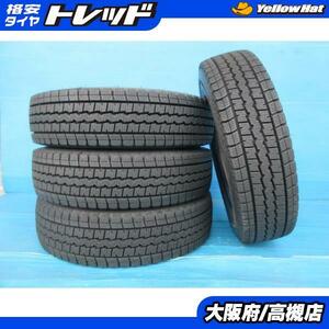 プロボックス サクシード 中古 スタッドレス タイヤ 4本 155/80R14 88/86N LT 2019年製 高槻