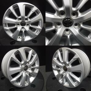 4本セット 送料無料 新品 スタッドレスタイヤ 205/65R16 中古 ホイール ヤリスクロス 純正 16インチ 5穴 114.3 シルバーの画像8