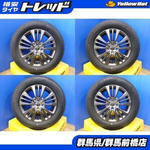 美品 90 ヴォクシー ノア 新品冬タイヤ 中古アルミ 205/60R16 ブリヂストン ブリザック VRX3 22年製 純正 6.0J 16 5/114.3 +40 前橋