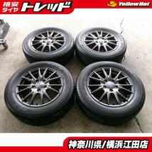 ◆中古夏タイヤホイール4本セット◆ヴェルヴァ + トーヨーSD-7 215/60R16インチ◆オデッセイヴェゼルCX-3など_画像1