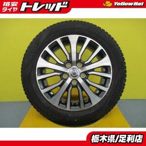 新品 夏タイヤ 4本 中古 日産 C26 セレナ ハイウェイスター 後期 純正 + 特選 輸入タイヤ 195/60R16 89H C25 C27 ランディ 流用 足利