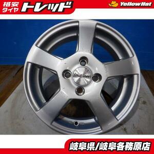 【中古ホイール4枚】DEZENT 14x5.5J+35 4H98 パンダ (13909, 16912, 16912Q) 500(チンクエチェント) (31209, 31212)