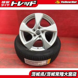 新品夏タイヤ 中古ホイール セット ピレリ 低燃費タイヤ 22年製 パワジー 215/60R17 トヨタ C-HR 純正 アルミホイール 17インチ 6.5J