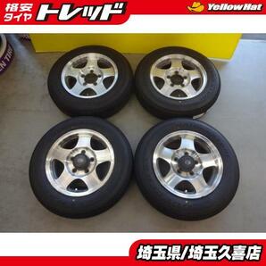 ジムニー AZ-オフロード ブリヂストン デューラーH/T 175/80R16 ジムニー純正 5.5J +22 5H139.7 中古夏用 セット JM23W JA22W JB23W JB64Wの画像1