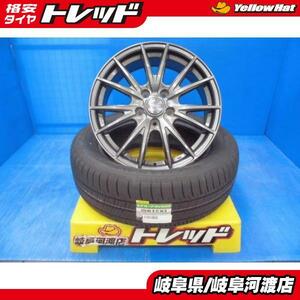 215/60R17 夏タイヤホイール VELVA SPORT 17インチ 7.0J +40 5H 114.3 ダンロップ エナセーブ RV505 215/60-17 組込済 4本SET サマー