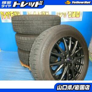 送料無料 中古 スタッドレス ヨコハマタイヤ アイスガード iG50PLUS 195/65R15 91Q ホイール 4本 プリウス ウィッシュ アリオン