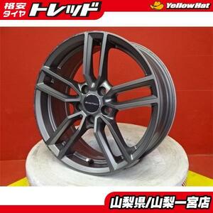 ★ボルボ各種★社外中古アルミホイール4本 【ユーロテック】17X7.0+50 5H108 ハブ65.1mm 純正ボルト対応 送料無料