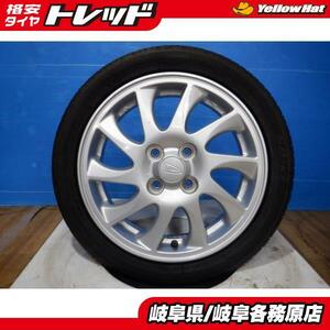 (処分市)【中古4本セット】165/50R15 トーヨー SD-K7 + ダイハツ純正 15x4.5J+45 4H100 コペン L880 MAX アトレー エッセ ムーブ 等