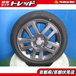 4本 2023年製 新車外し!! ダンロップ ENASAVE EC300+ 165/55R15 75V 三菱 純正 デリカミニ アルミホイール 15インチ 4.5J +46 100 4H