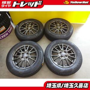 185/65R15 ピレリ パワジー 中古アルミ 15インチ 5.5J +45 4H100 ノート デミオ ティーダ ウィングロード bB 夏用 セット 新品タイヤ 埼玉