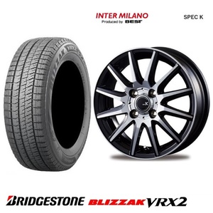 新品4本SET SPEC-K BP ブリヂストン BLIZZAK VRX2 2023年 145/80R13インチ B11系 EKワゴン スペース ミラココア ミラトコット