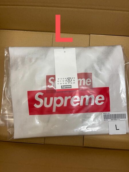 Supreme x MM6 Box Logo Tee