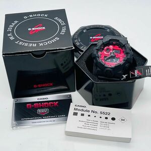 未使用 CASIO G-SHOCK GA-700AR-1ADR カシオ Gショック 黒×赤 アナデジ デジタル 腕時計 稼働品 #6