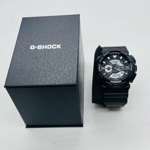 CASIO G-SHOCK GA-110-1AJF カシオ Gショック ブラック クォーツ アナデジ デジアナ デジタル 腕時計 中古 箱付 美品 #20