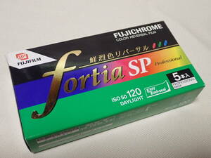 限定販売品　期限切れ・新品未使用・未開封　富士フィルム FUJIFILM fortia SP Professional ISO 50 120 5本入