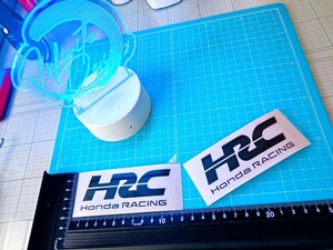 HRC ホンダレーシング　(新ロゴ)　カッティングステッカー