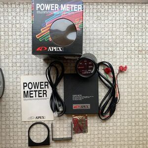 アペックス パワーメーター APEX POWER METER メーターステー 取扱説明書付き