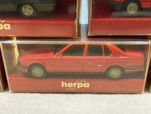 1038* 当時物 herpa ヘルパ WAGENER miniature AUTOMOBILE ミニチュア 1/87スケール ミニカー 計7点 おまとめ 模型車 アンティーク 現状品_画像5