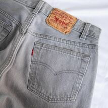 レア Levi’s 501 先染めグレーデニム USA製 80s 表記W31 リーバイス 0636_画像7