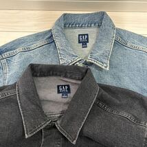 新品 2枚セット GAP デニムジャケット デニム XL ブラックデニム リーバイス ユニクロ_画像4