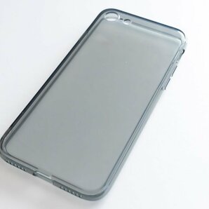 訳あり 新品 TPU iPhone7 iPhone8 iPhoneSE 第2/3世代 ケース ブラック クリア 透明 柔らかいの画像1