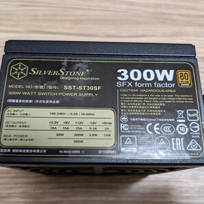 動作OK SILVER STONE SST-ST30SF 300W V2.0 80PLUS BRONZE SFX 静音電源の画像2