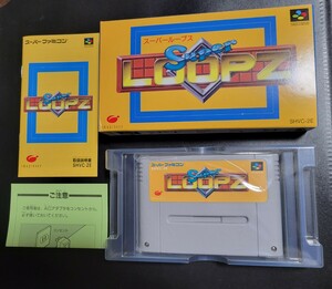 美品 スーパーループス / Super LOOPZ SFC スーパーファミコン Nintendo 任天堂