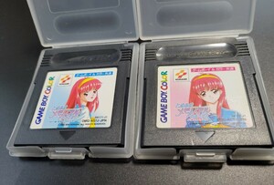 ときめきメモリアル POCKET スポーツ編 / カルチャー編 二点セット ゲームボーイカラー GBC 動作品 Nintendo 任天堂 ソフトのみ ケース付き