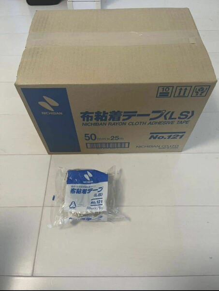 【即決送料込み】　ニチバン　NICHIBAN 布粘着テープ30巻　1箱　【LS】No.121 ガムテープ　布テープ　梱包用　引越し　テープ