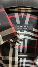 「BUBERRY BLACK LABEL」シャツ2　サイズ2(M相当)　送料込み 　バーバリーブラックレーベル_画像2