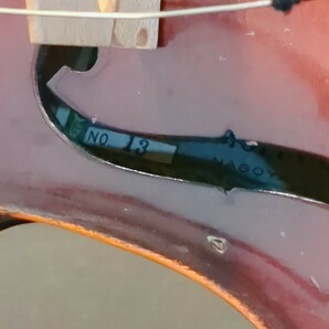 SUZUKI VIOLIN NO.13 4/4 ハードケース付き 弦楽器 スズキ バイオリン ヴァイオリン Y787の画像5