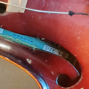 SUZUKI VIOLIN NO.13 4/4 ハードケース付き 弦楽器 スズキ バイオリン ヴァイオリン Y787の画像3