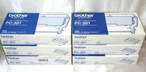 【未使用保管品】brother / ブラザー　リボンカートリッジ　6本まとめ　PC-301　対応機種：FAX-K80CL　750　760　770J　800　インクリボン