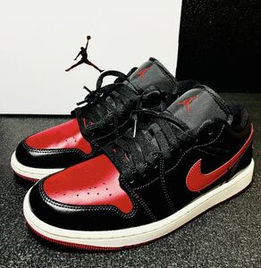 ☆送料込■新品26.0cm■ナイキ エア ジョーダン１LOW ブラック/セイル/ジムレッドAIR JORDAN 1 WMNS【定価.16500円】