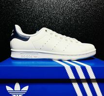 ☆送料込◆新品23.5cm◆adidas STAN SMITH アディダス スタンスミス オフホワイト/オブシディアン/ゴールド【定価.15400円】_画像8