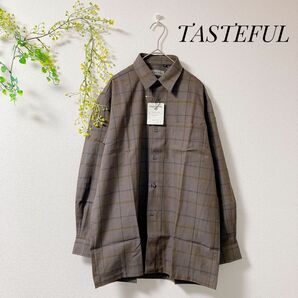 【新品 未使用 タグ付】TASTEFUL チェック シャツ 日本製 M