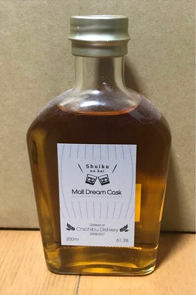 イチローズモルト モルトドリームカスク 秩父 2008-2017 酒育の会 200ml 61.3％ Malt Dream Cask