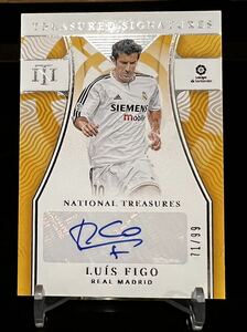 2021-22 PANINI CHRONICLES NATIONAL LA LIGA SOCCER LUIS FIGO フィーゴ 直筆サインカード　限定99枚