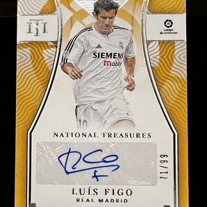 2021-22 PANINI CHRONICLES NATIONAL LA LIGA SOCCER LUIS FIGO フィーゴ 直筆サインカード 限定99枚の画像1